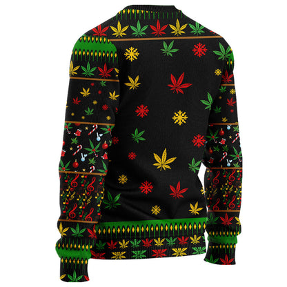 Happy Holidaze - Personalized Christmas Weed Sweater