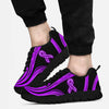 Purple Ribbon - Fibromyalgia Awareness Sneakers