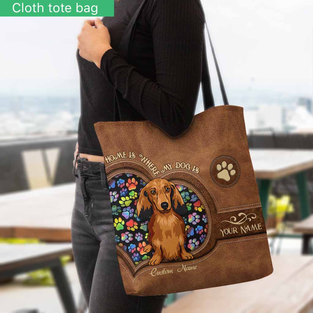 Dog Mom - Personalized Dog Tote Bag