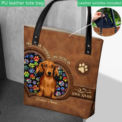 Dog Mom - Personalized Dog Tote Bag