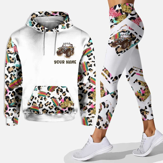 Glitter And Dirt Master Of Both - Personalized Car Hoodie And Leggings