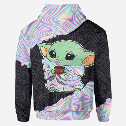 Too Cute I Am - Personalized The Force Hoodie and Leggings