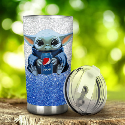 Just A Girl Who Loves - Blue Soft Drink Tumbler