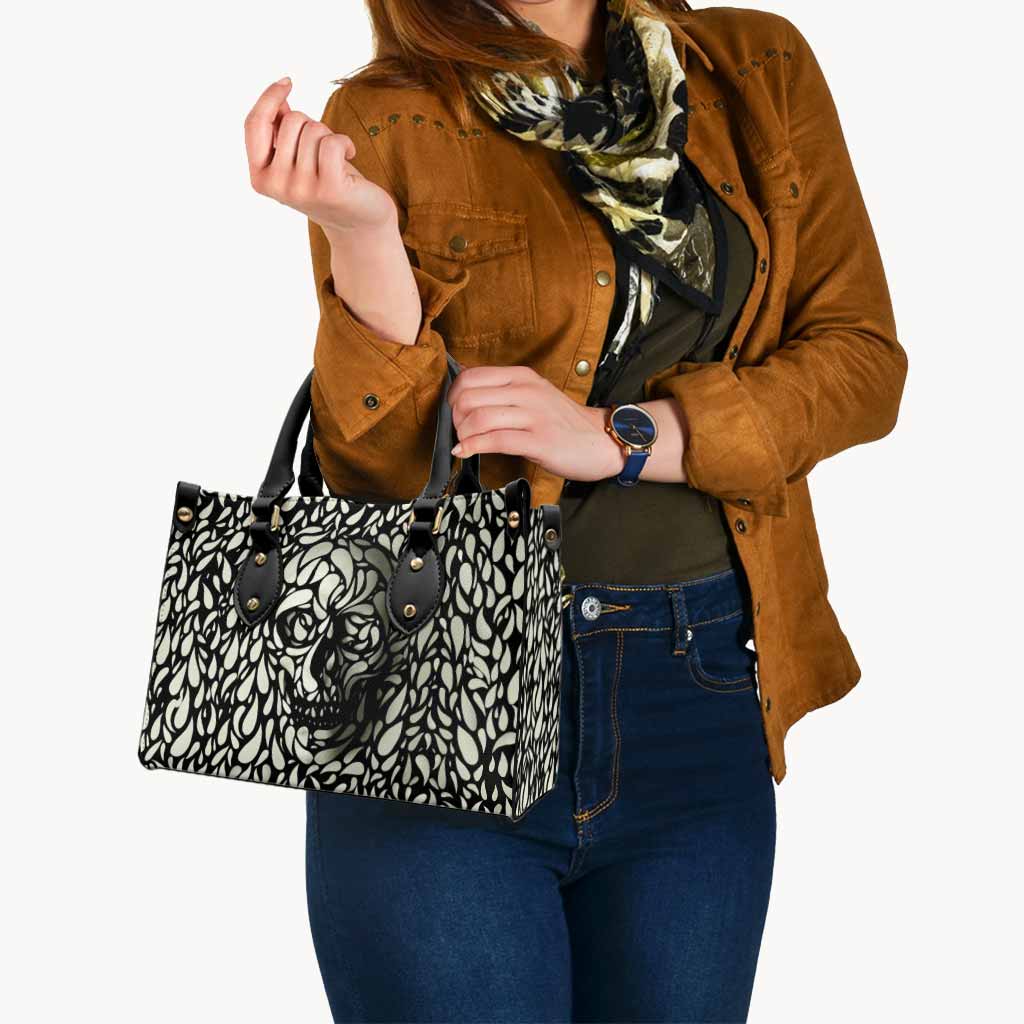 Skull Illusion - Leather Handbag