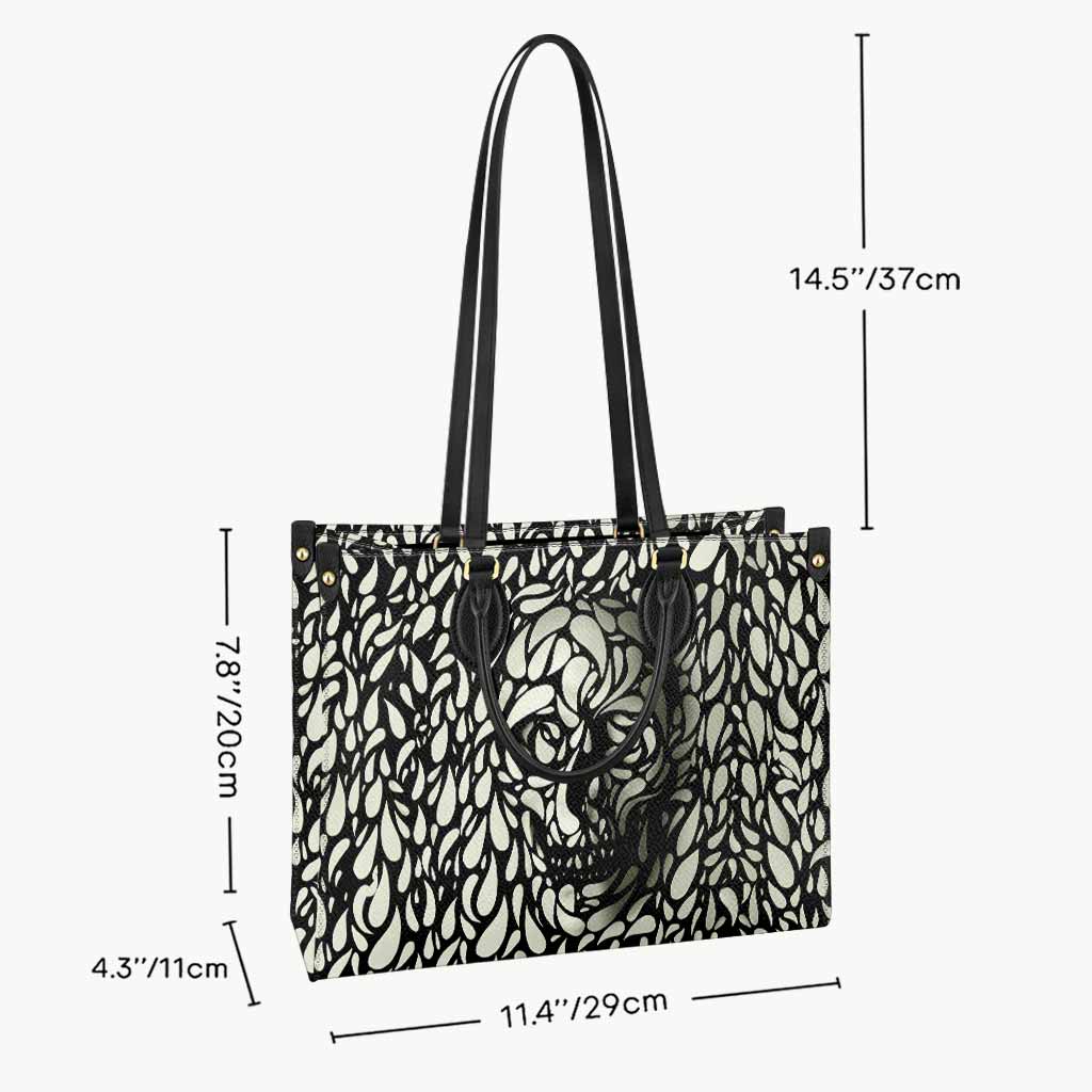 Skull Illusion - Leather Handbag