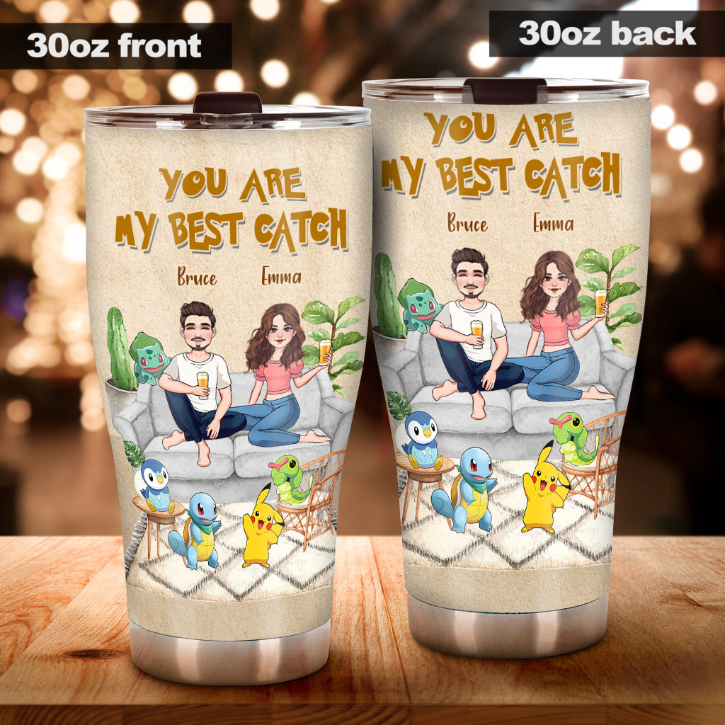 You Are My Best Catch - Personalized Monster Trainer Tumbler