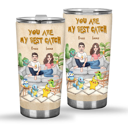 You Are My Best Catch - Personalized Monster Trainer Tumbler