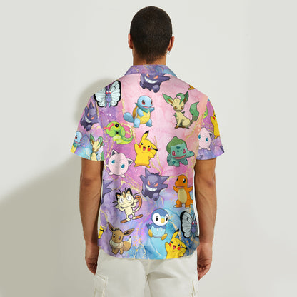 The Trainer Of Cute Monsters - Personalized Monster Trainer Hawaiian Shirt