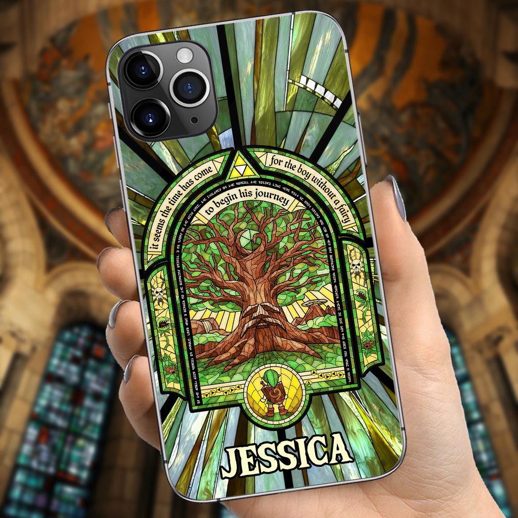 Stainted Glass Game - Personalized The Hero's Legend Phone Case