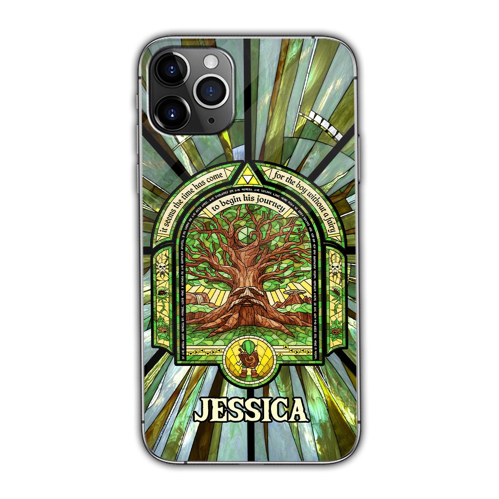 Stainted Glass Game - Personalized The Hero's Legend Phone Case