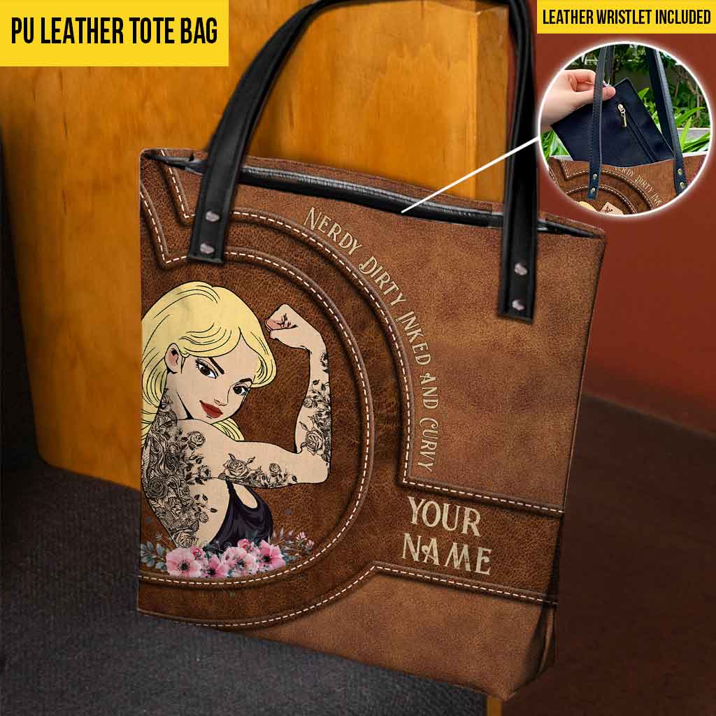 Real Girls Wear Ink - Personalized Tattoo Tote Bag