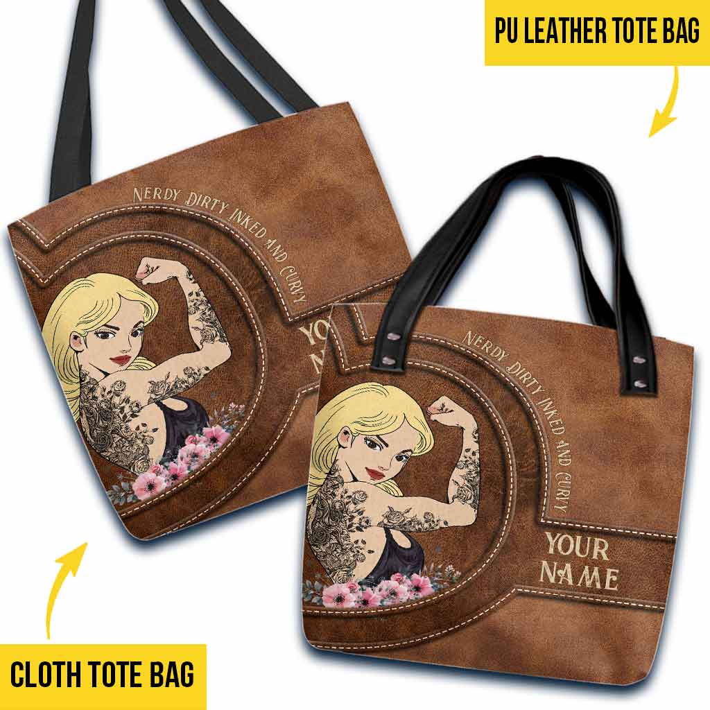 Real Girls Wear Ink - Personalized Tattoo Tote Bag