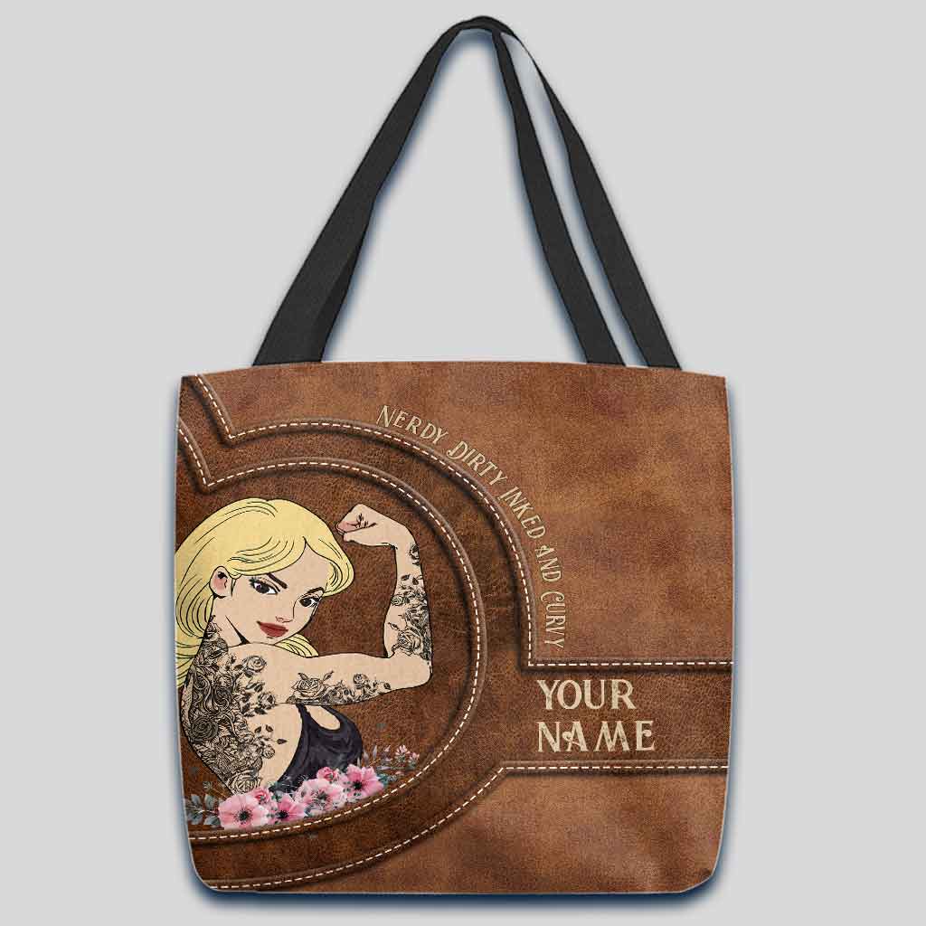 Real Girls Wear Ink - Personalized Tattoo Tote Bag