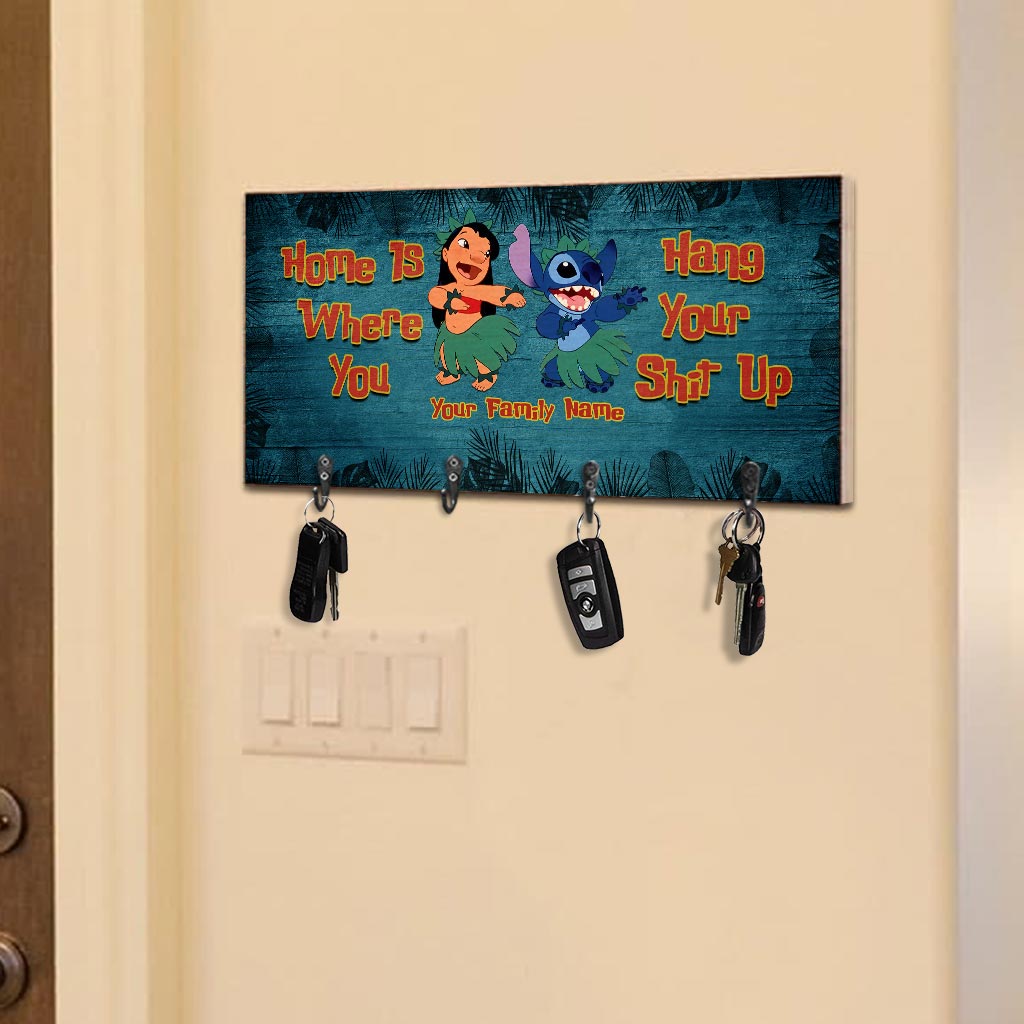 Home Is Where You Hang - Personalized Ohana Key Rack