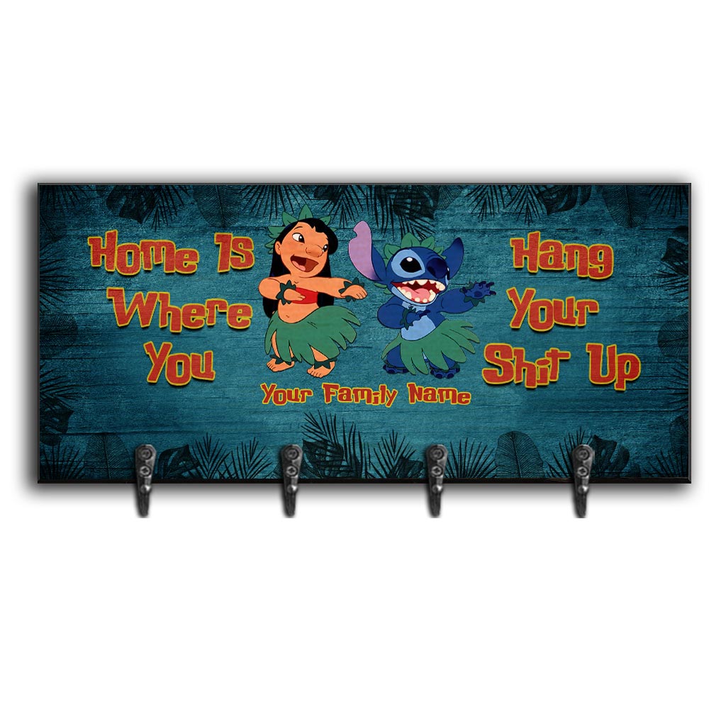 Home Is Where You Hang - Personalized Ohana Key Rack