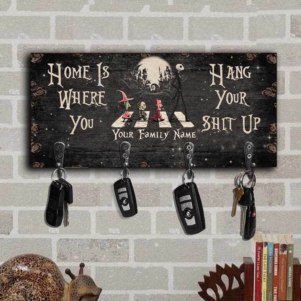 Home Is Where You Hang - Personalized Nightmare Key Rack