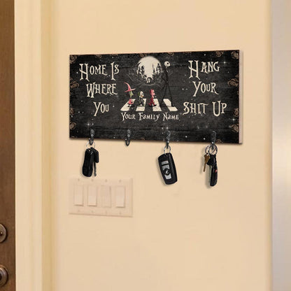 Home Is Where You Hang - Personalized Nightmare Key Rack