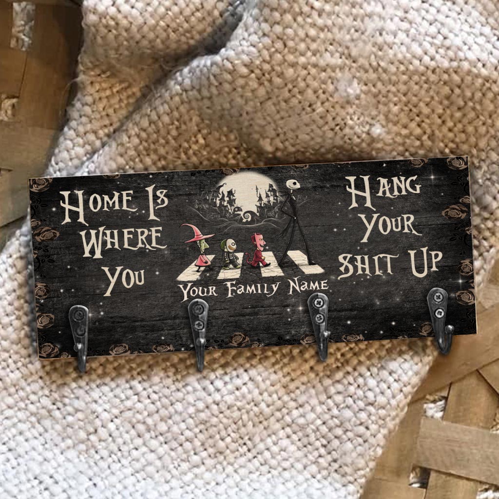 Home Is Where You Hang - Personalized Nightmare Key Rack