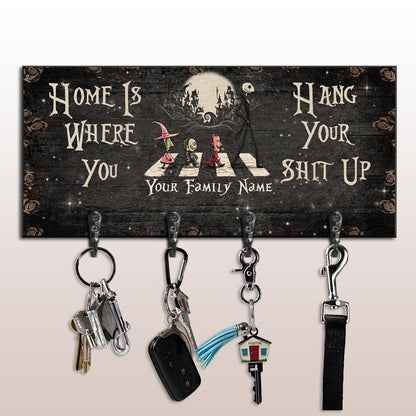 Home Is Where You Hang - Personalized Nightmare Key Rack