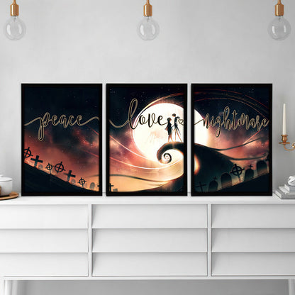 Peace Love Nightmare - Nightmare Poster & Canvas Set