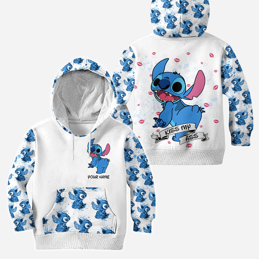 Kiss My Ass - Personalized Ohana Hoodie and Leggings