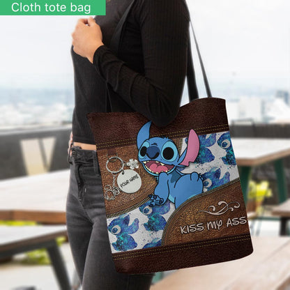 Kiss My Ass - Personalized Ohana Tote Bag