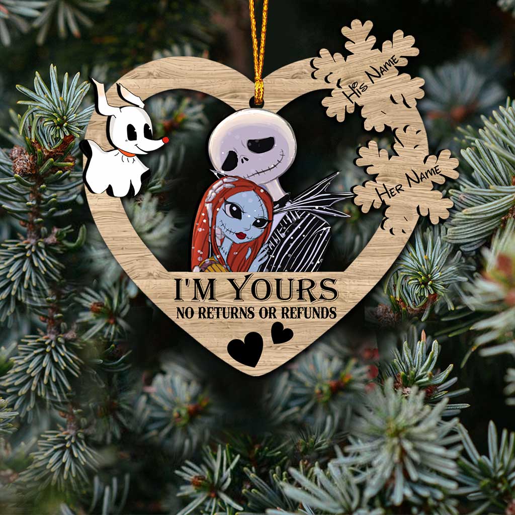 I’m Yours - Personalized Christmas Nightmare Ornament (Printed On Both Sides)