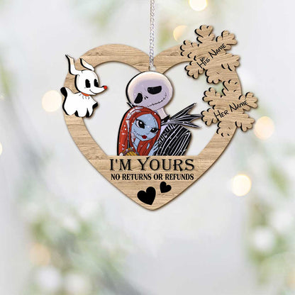 I’m Yours - Personalized Christmas Nightmare Ornament (Printed On Both Sides)