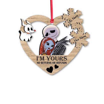 I’m Yours - Personalized Christmas Nightmare Ornament (Printed On Both Sides)