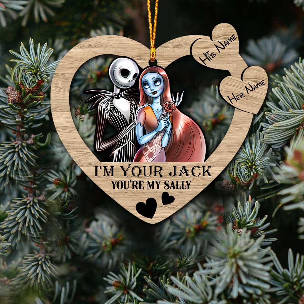 Simply Meant To Be - Personalized Christmas Nightmare Ornament (Printed On Both Sides)