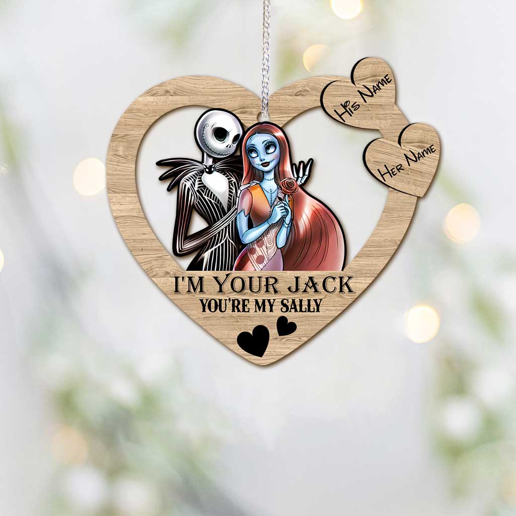 Simply Meant To Be - Personalized Christmas Nightmare Ornament (Printed On Both Sides)