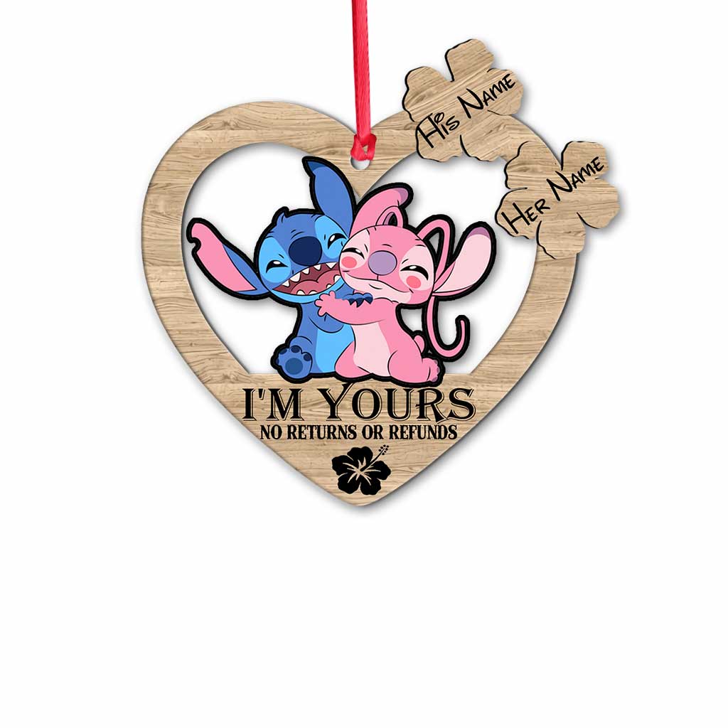 I’m Yours - Personalized Christmas Ohana Ornament (Printed On Both Sides)