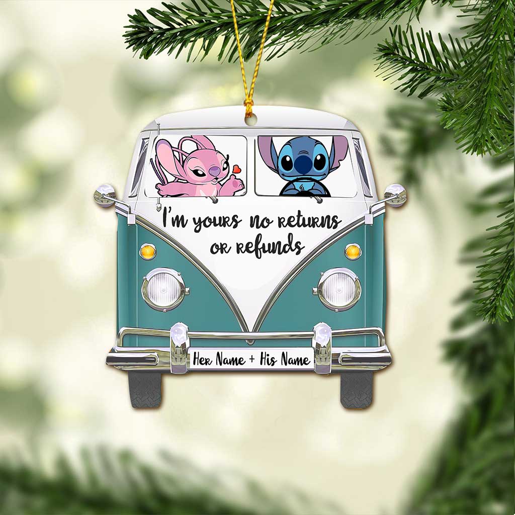 I’m Yours - Personalized Christmas Ohana Ornament (Printed On Both Sides)