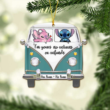 I’m Yours - Personalized Christmas Ohana Ornament (Printed On Both Sides)