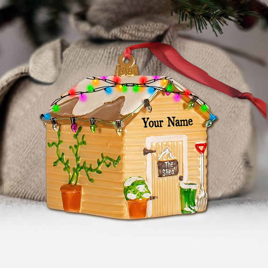 The Shed - Personalized Christmas Gardening Ornament With 3D Pattern Print (Printed On Both Sides)