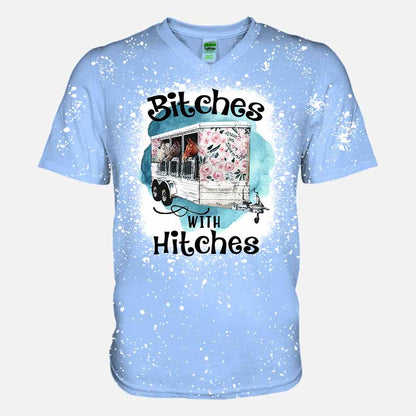 Horse Girl Floral Hitches - Handmade Bleached Shirts