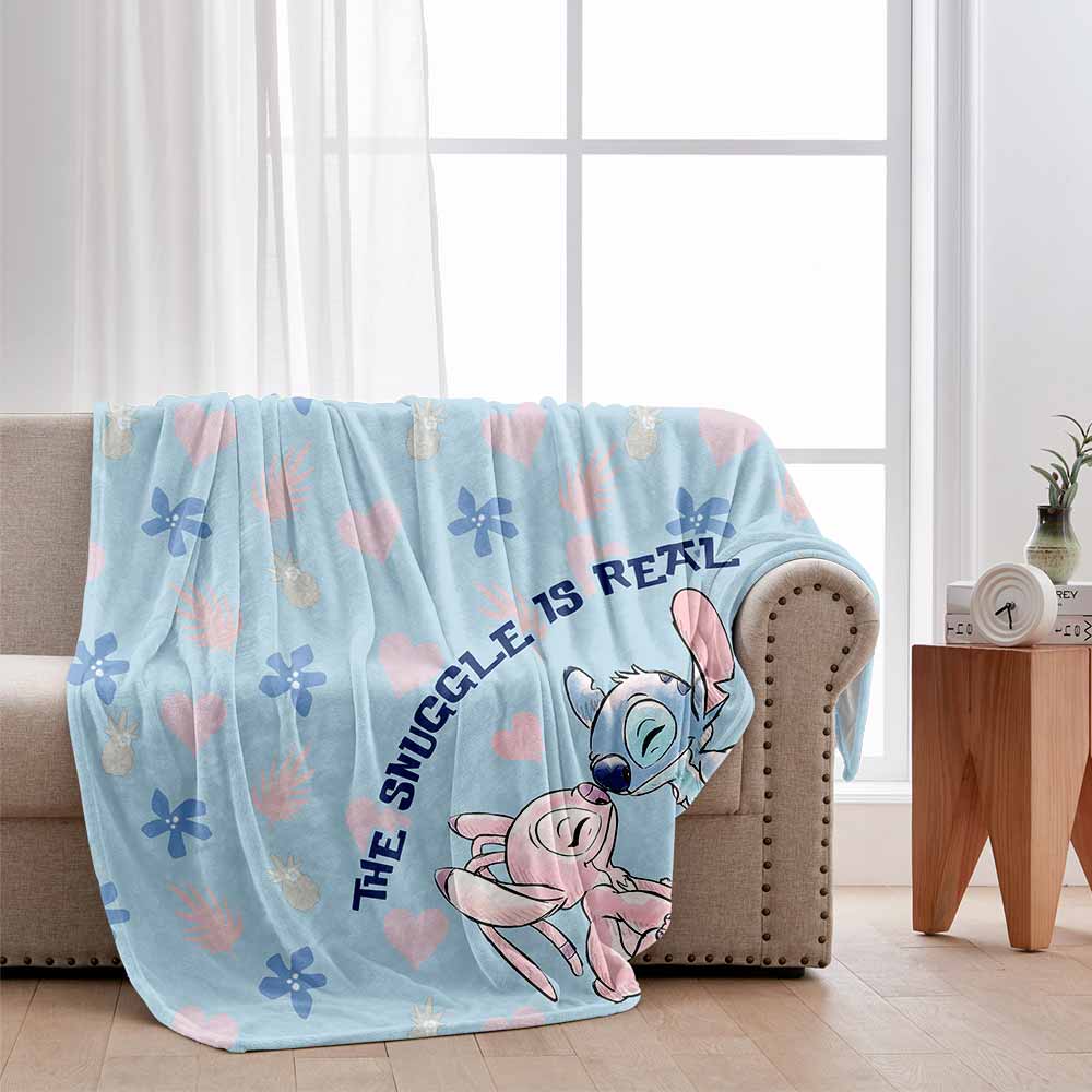 The Snuggle Is Real - Personalized Couple Ohana Blanket