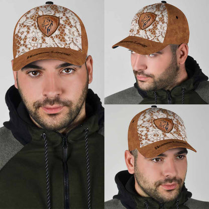 Horse Printed Lace Cap