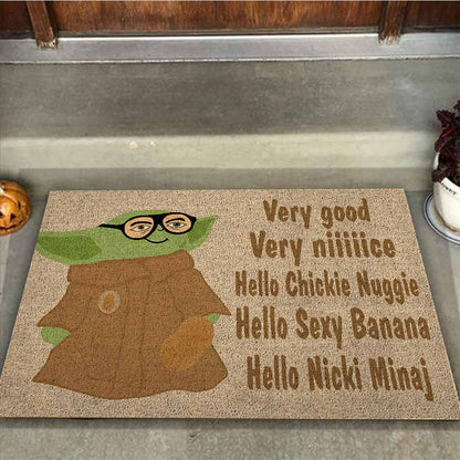 Very Good Very Nice - The Force Doormat With Coir Pattern Print