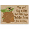 Very Good Very Nice - The Force Doormat With Coir Pattern Print