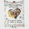 If We Had A Flower - Personalized Mother&#39;s Day Mother Blanket