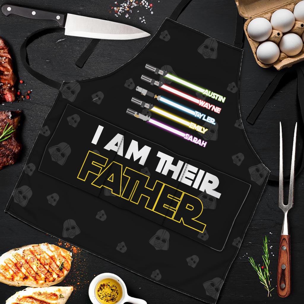 I Am Their Father - Personalized Father's Day Father Apron