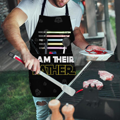 I Am Their Father - Personalized Father's Day Father Apron