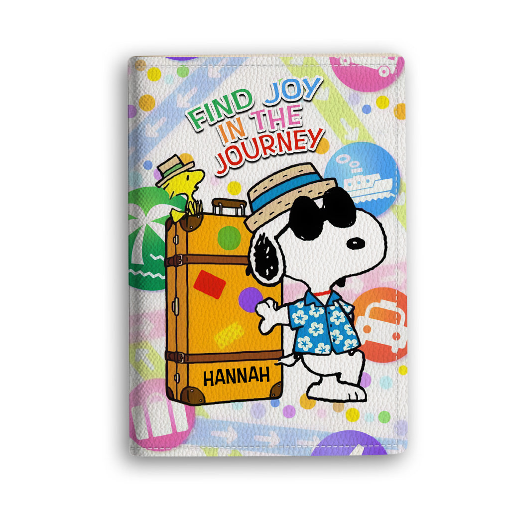 Find Joy In The Journey - Personalized Passport Holder