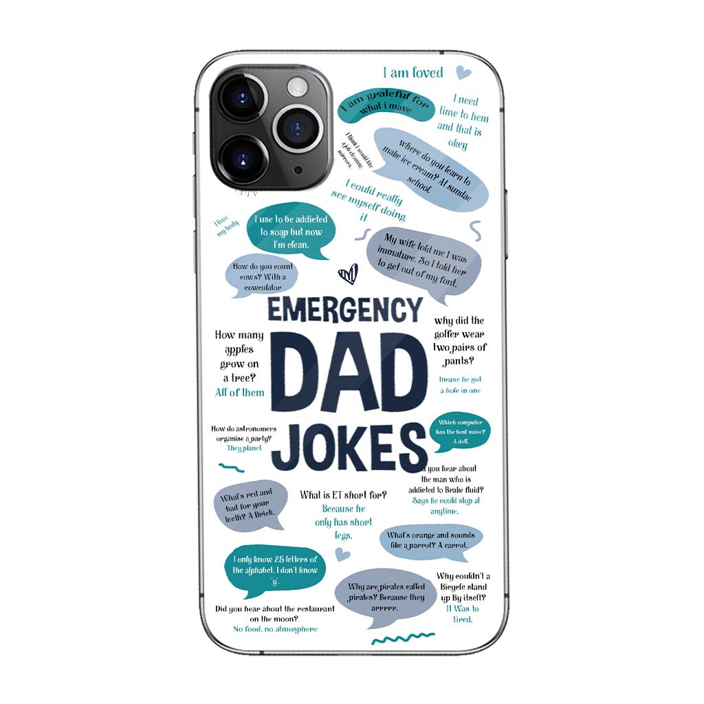 Emergency Dad Jokes - Father's Day Phone Case