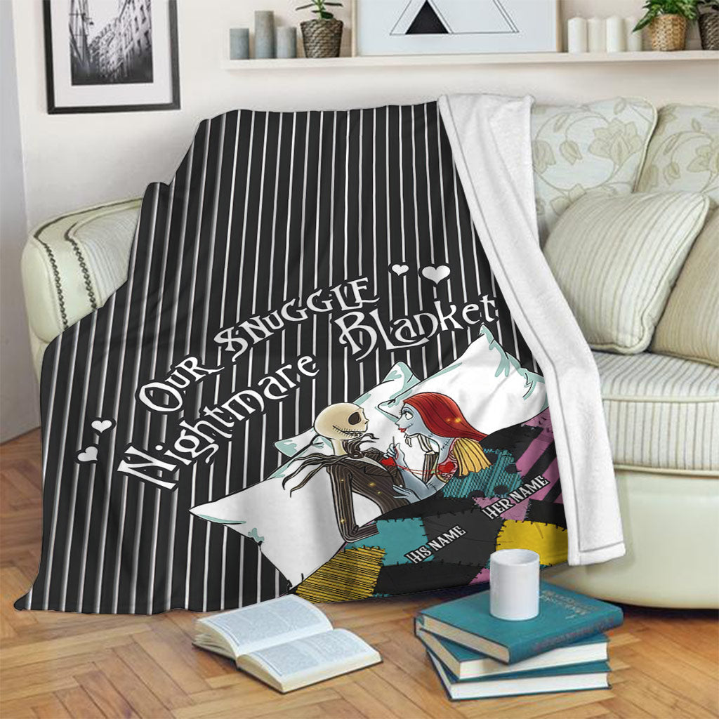 Our Snuggle Nightmares Blanket - Personalized Blanket