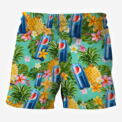 Summer Is Calling - Personalized Blue Soft Drink Men Shorts