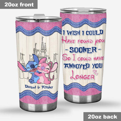 I Wish I've Found You Sooner - Personalized Ohana Tumbler