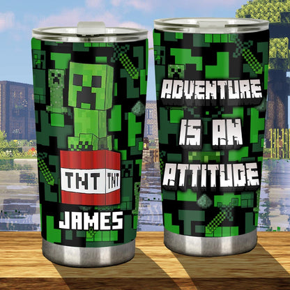 TNT Craftman - Personalized Block World Tumbler