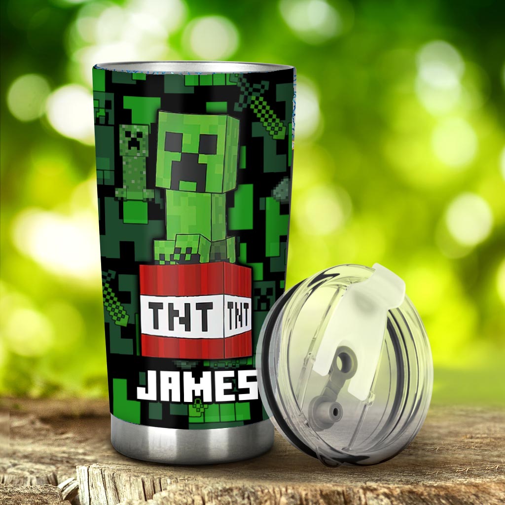 TNT Craftman - Personalized Block World Tumbler